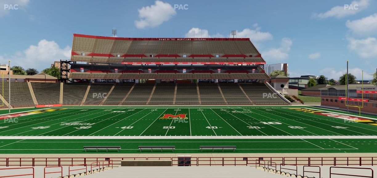 SECU Stadium - Section 25 Seat View