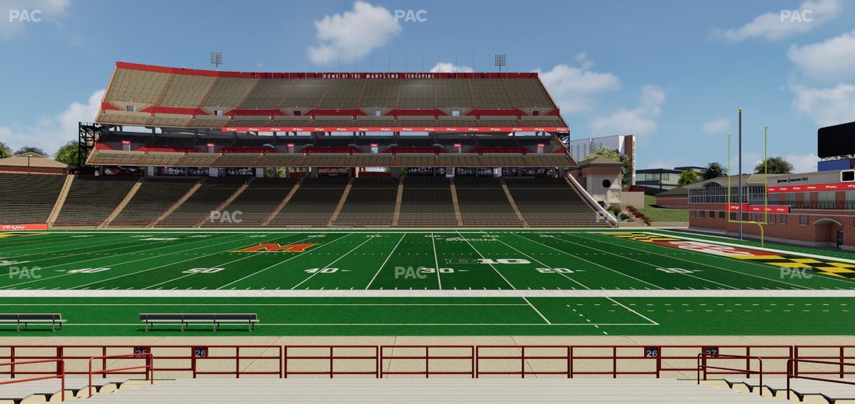 SECU Stadium - Section 26 Seat View