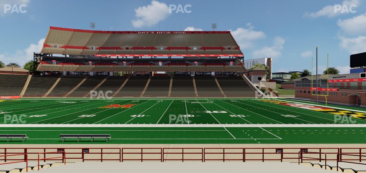 SECU Stadium - Section 26 Seat View