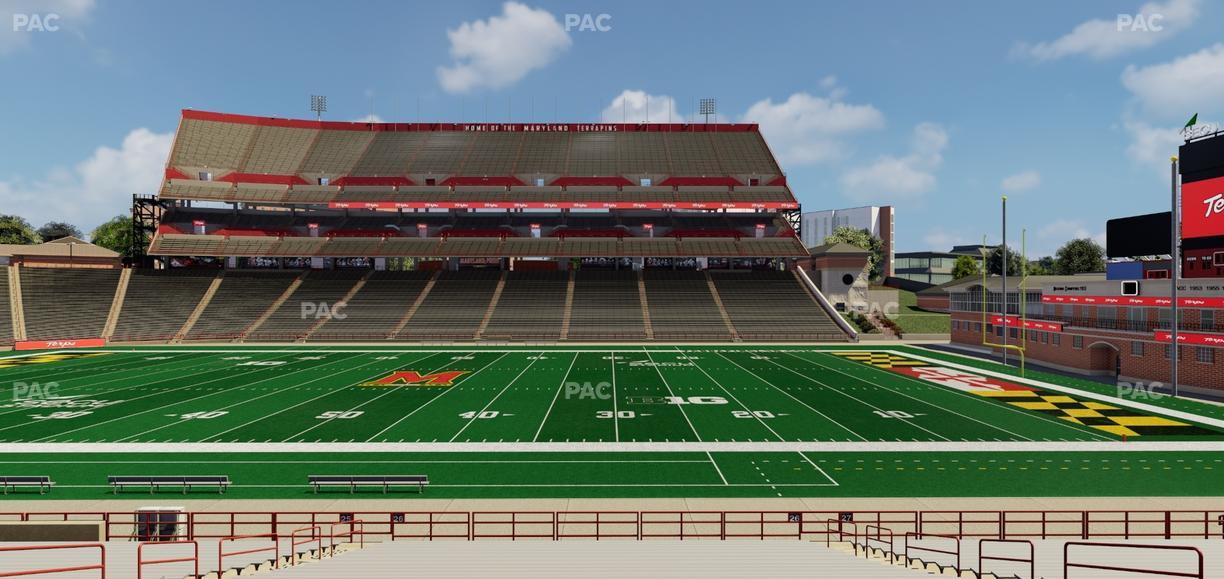 SECU Stadium - Section 26 Seat View