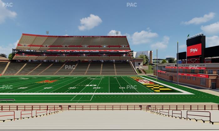 SECU Stadium - Section 27 Seat View