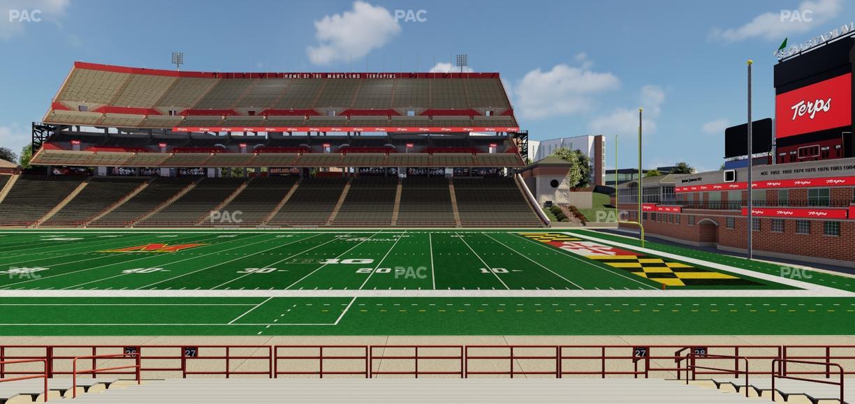 SECU Stadium - Section 27 Seat View