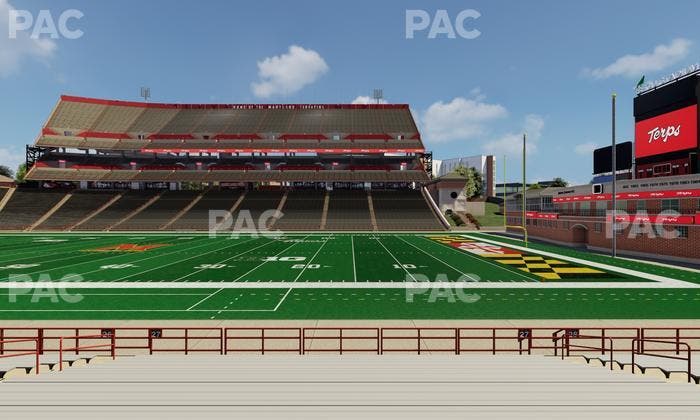 SECU Stadium - Section 27 Seat View
