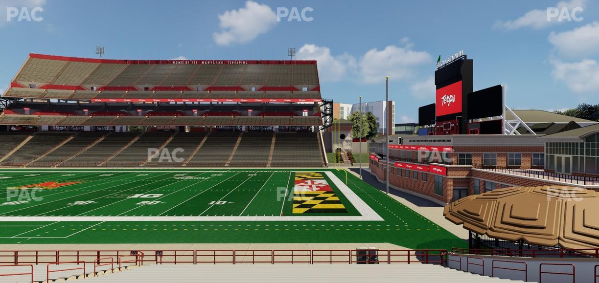 SECU Stadium - Section 28 Seat View