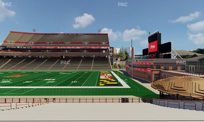SECU Stadium - Section 28 Seat View