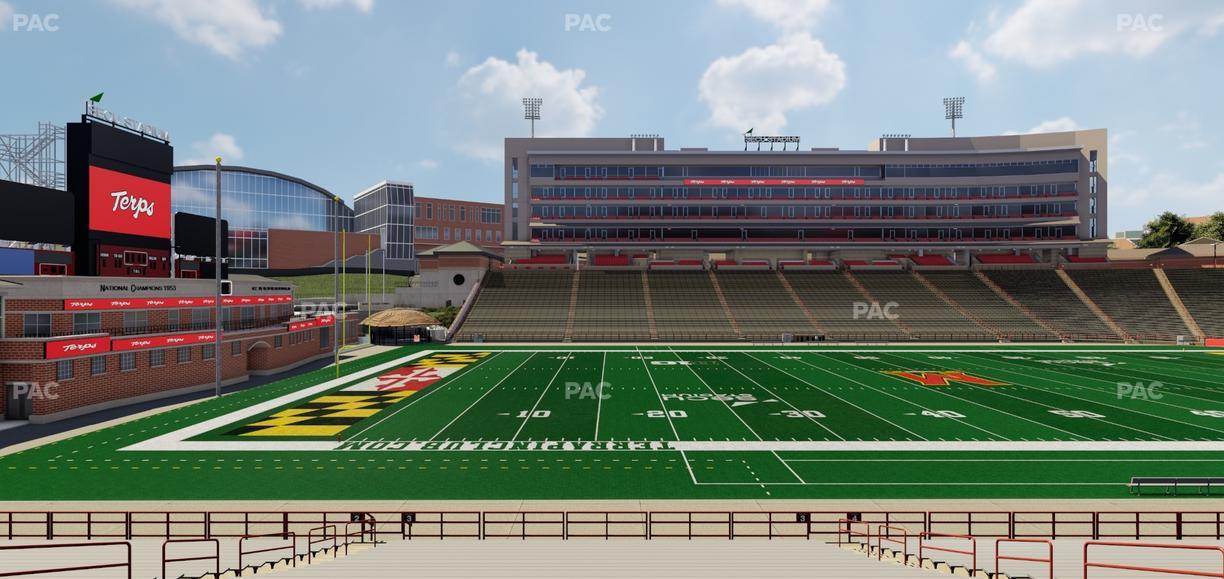 SECU Stadium - Section 3 Seat View