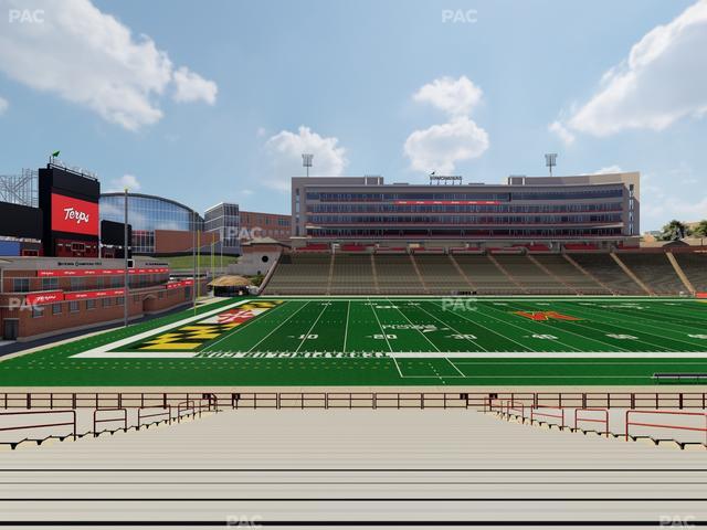 SECU Stadium - Section 3 Seat View
