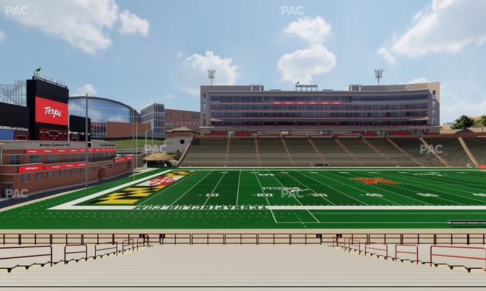 SECU Stadium - Section 3 Seat View
