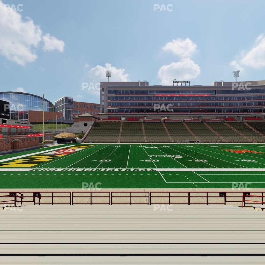 SECU Stadium - Section 3 Seat View