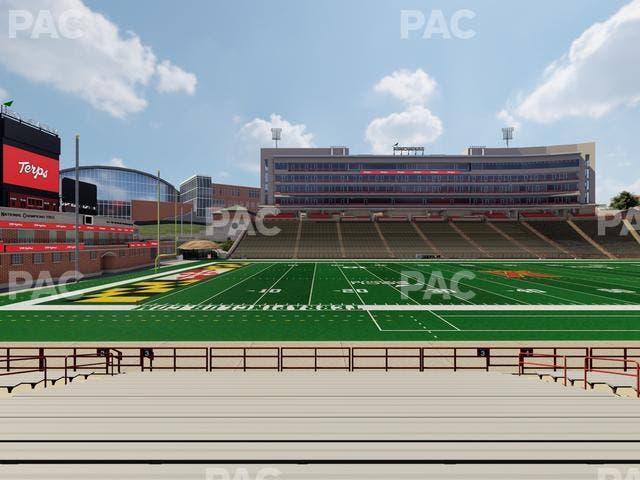SECU Stadium - Section 3 Seat View