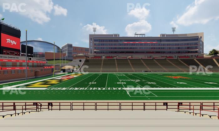 SECU Stadium - Section 3 Seat View