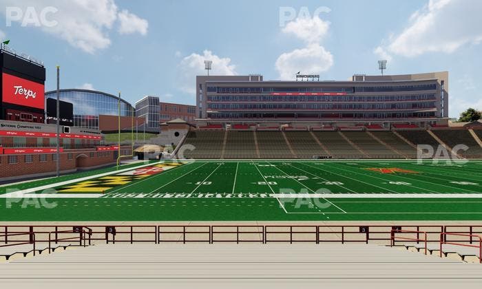 SECU Stadium - Section 3 Seat View