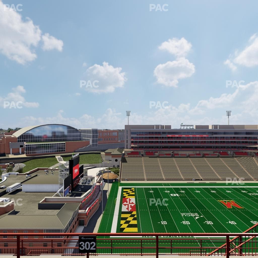 SECU Stadium - Section 302 Seat View