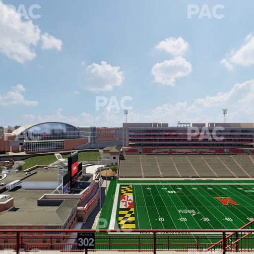 SECU Stadium - Section 302 Seat View