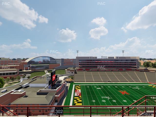 SECU Stadium - Section 302 Seat View