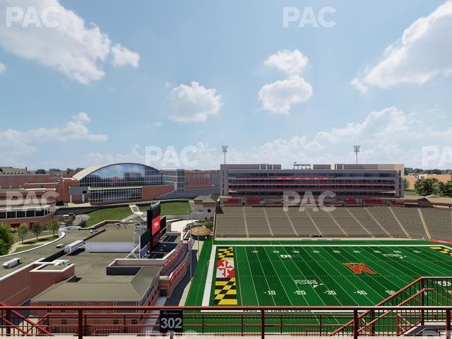 SECU Stadium - Section 302 Seat View