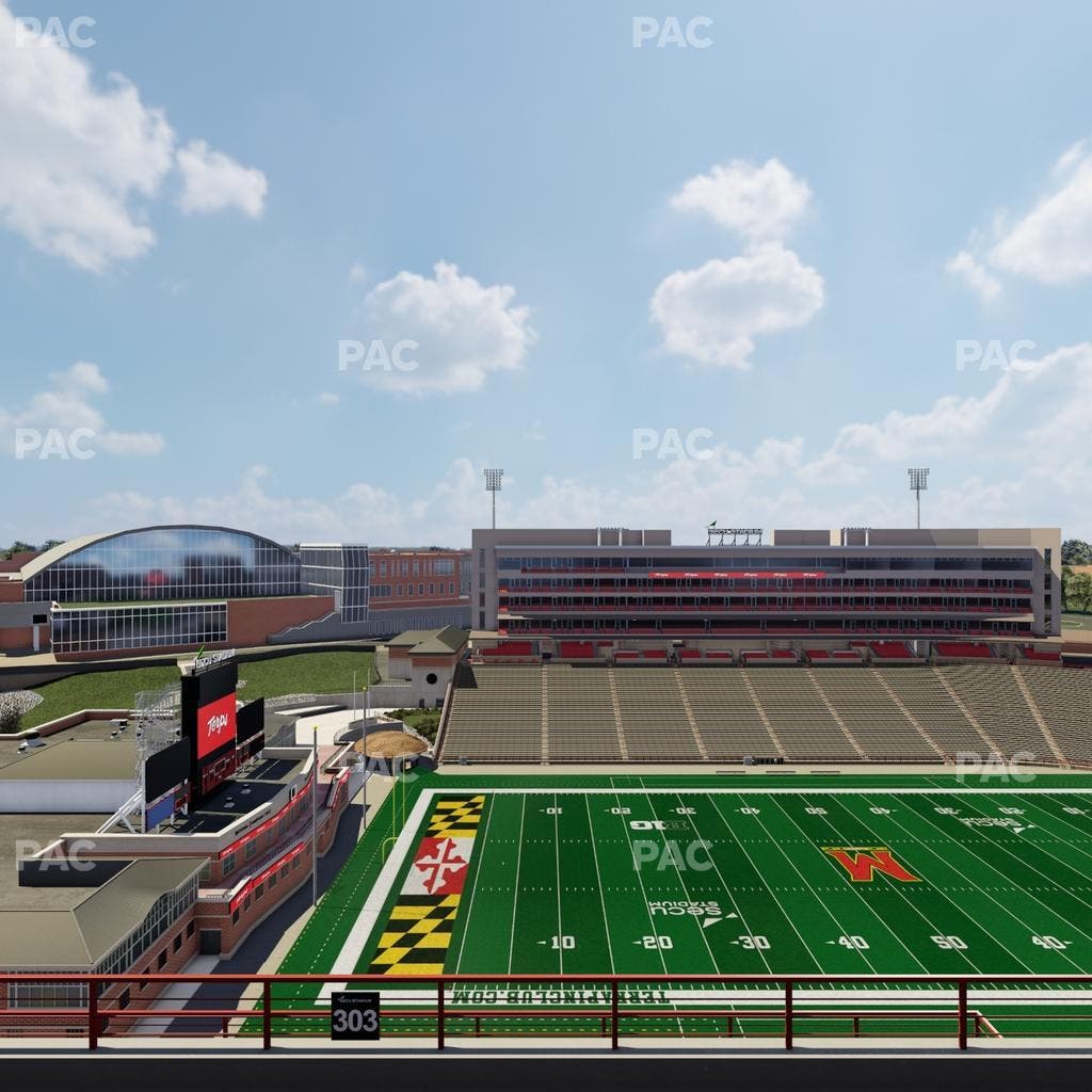 SECU Stadium - Section 303 Seat View
