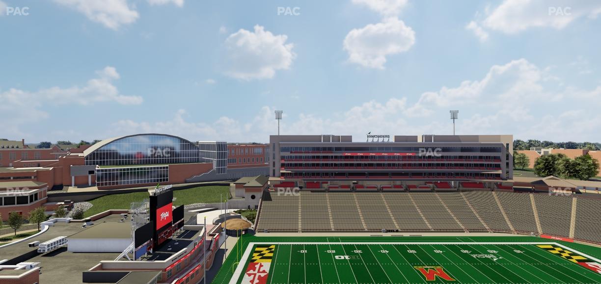 SECU Stadium - Section 303 Seat View