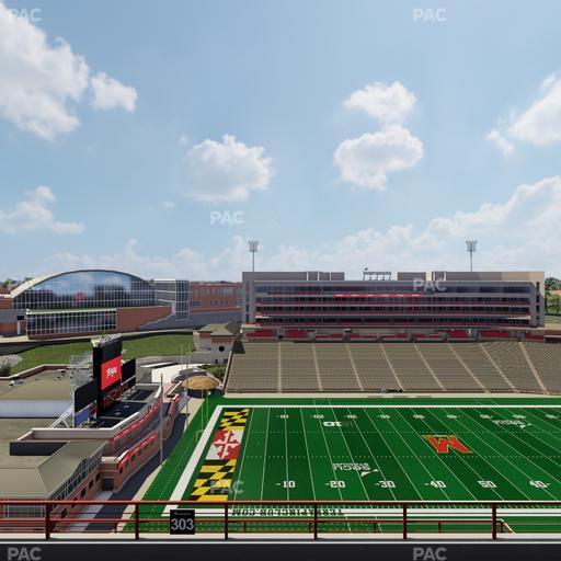 SECU Stadium - Section 303 Seat View