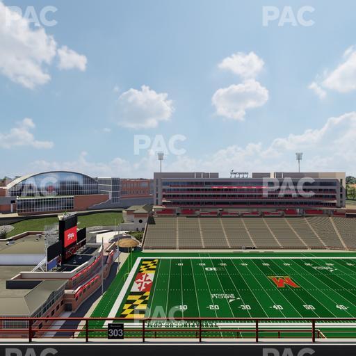 SECU Stadium - Section 303 Seat View