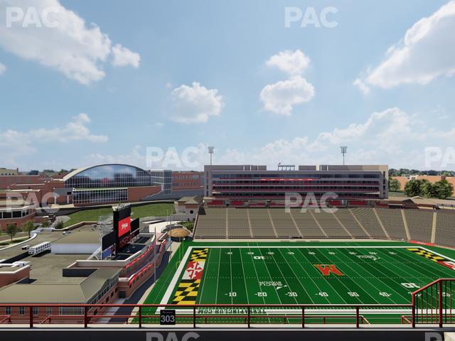 SECU Stadium - Section 303 Seat View