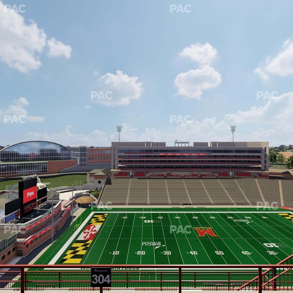SECU Stadium - Section 304 Seat View