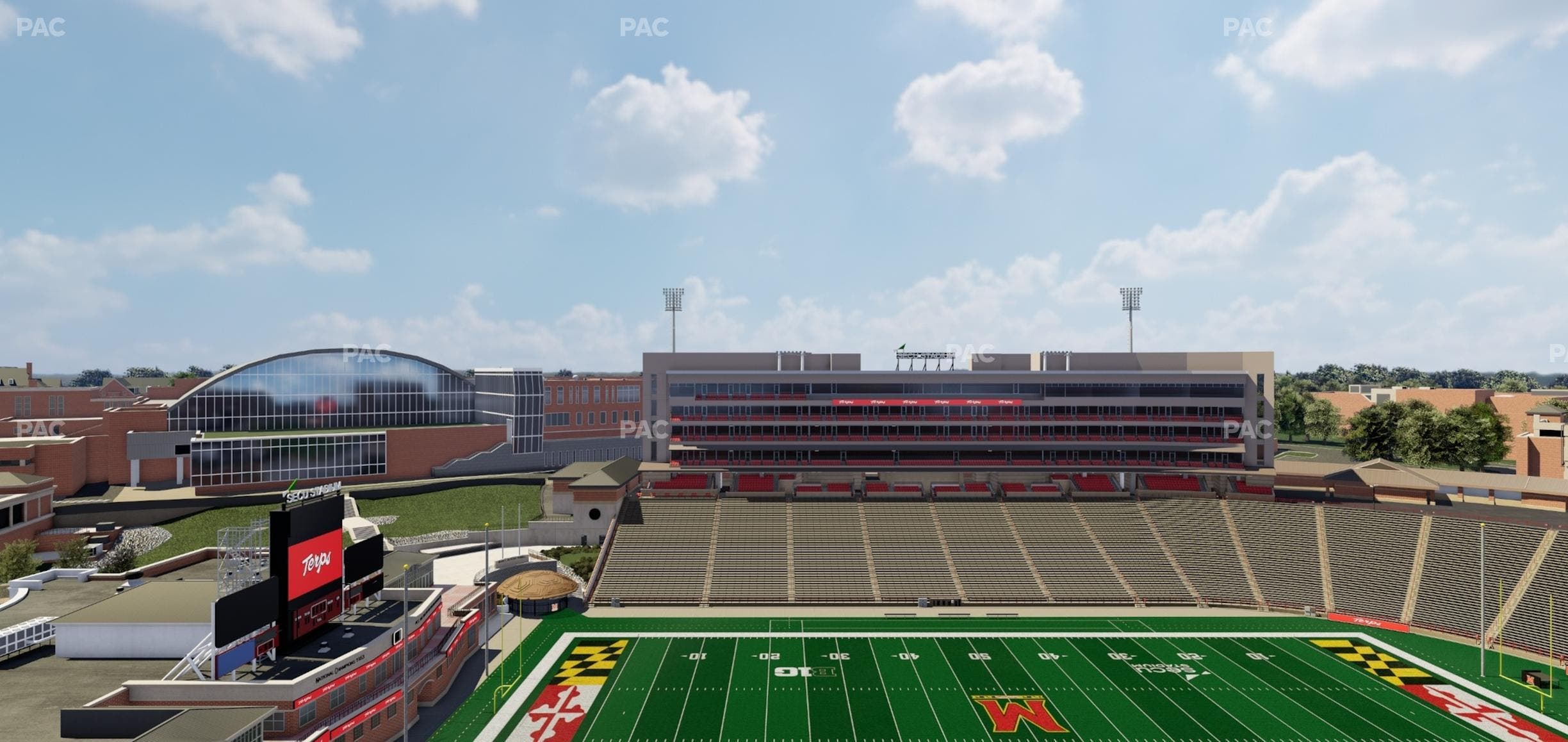 SECU Stadium - Section 304 Seat View