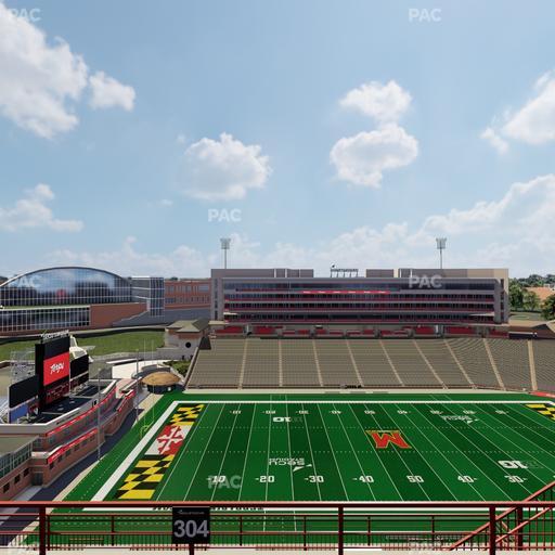 SECU Stadium - Section 304 Seat View