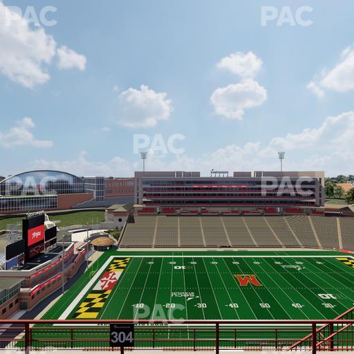 SECU Stadium - Section 304 Seat View