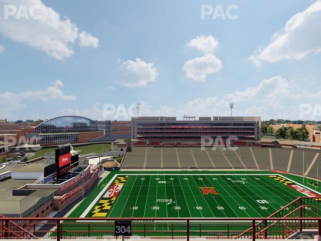 SECU Stadium - Section 304 Seat View