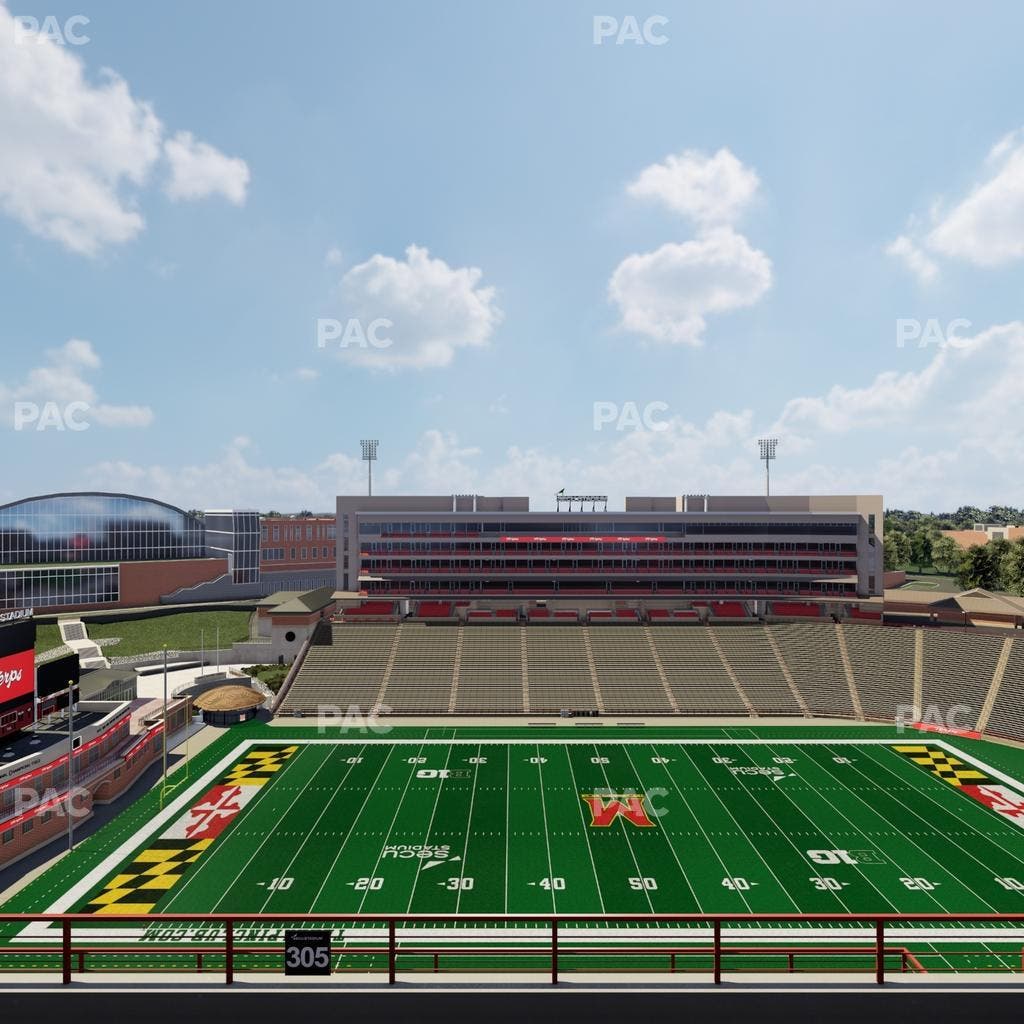 SECU Stadium - Section 305 Seat View