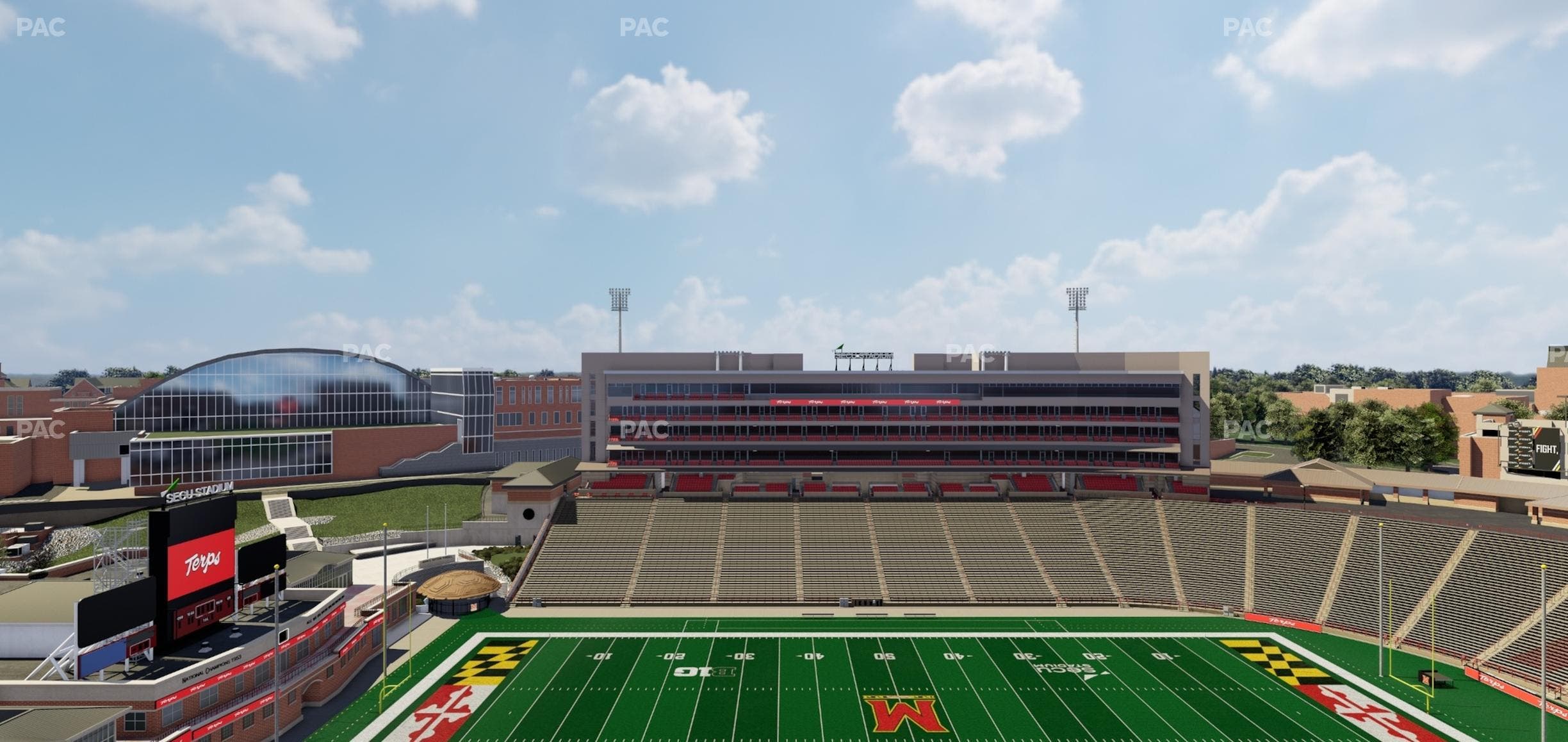 SECU Stadium - Section 305 Seat View
