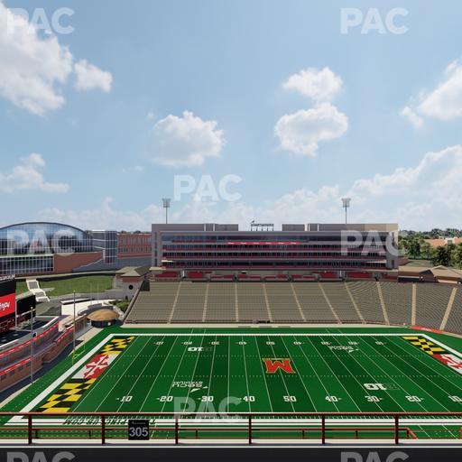 SECU Stadium - Section 305 Seat View