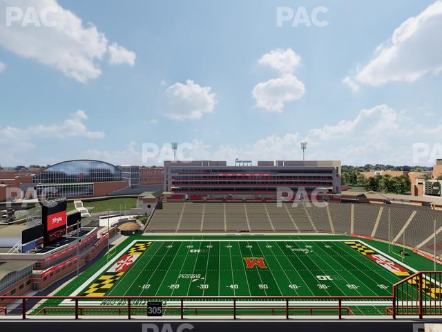 SECU Stadium - Section 305 Seat View