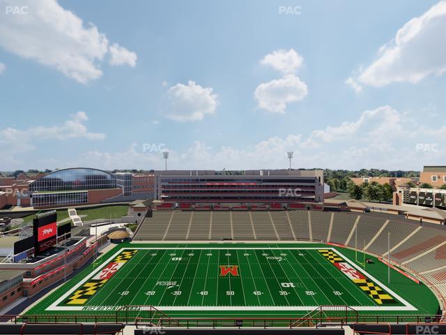 SECU Stadium - Section 306 Seat View