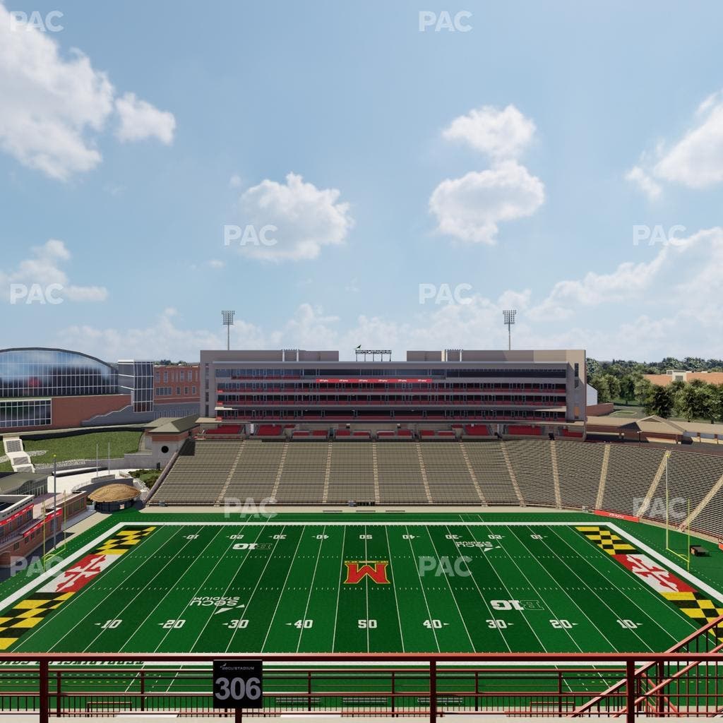 SECU Stadium - Section 306 Seat View