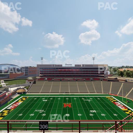 SECU Stadium - Section 306 Seat View