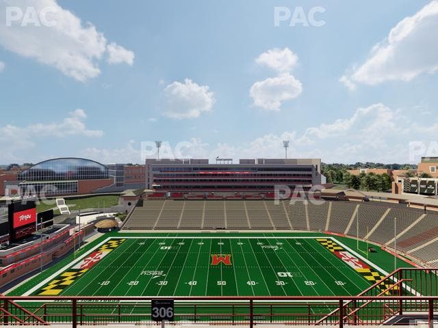 SECU Stadium - Section 306 Seat View