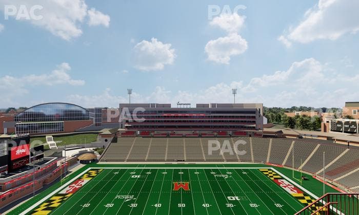 SECU Stadium - Section 306 Seat View