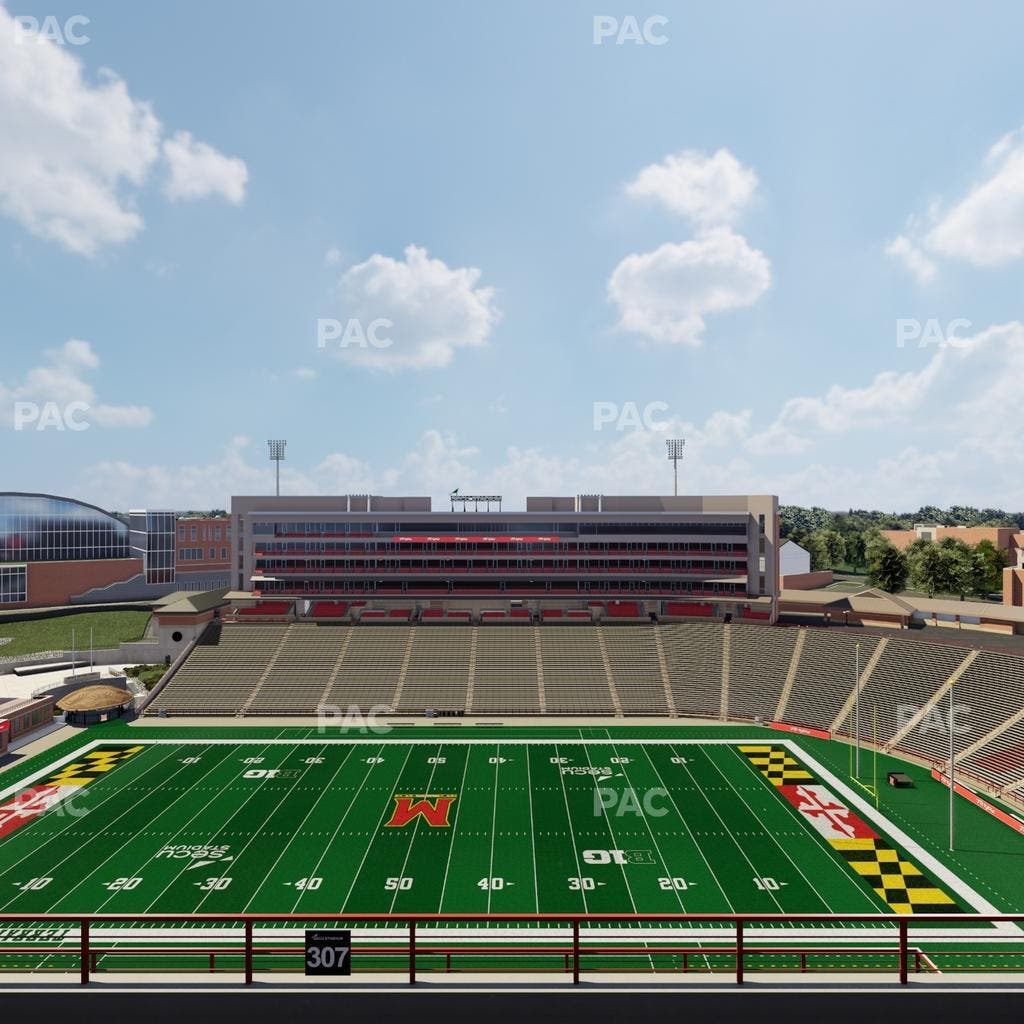SECU Stadium - Section 307 Seat View
