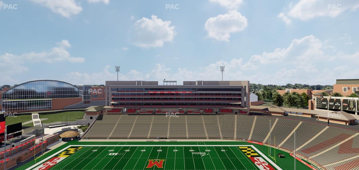 SECU Stadium - Section 307 Seat View