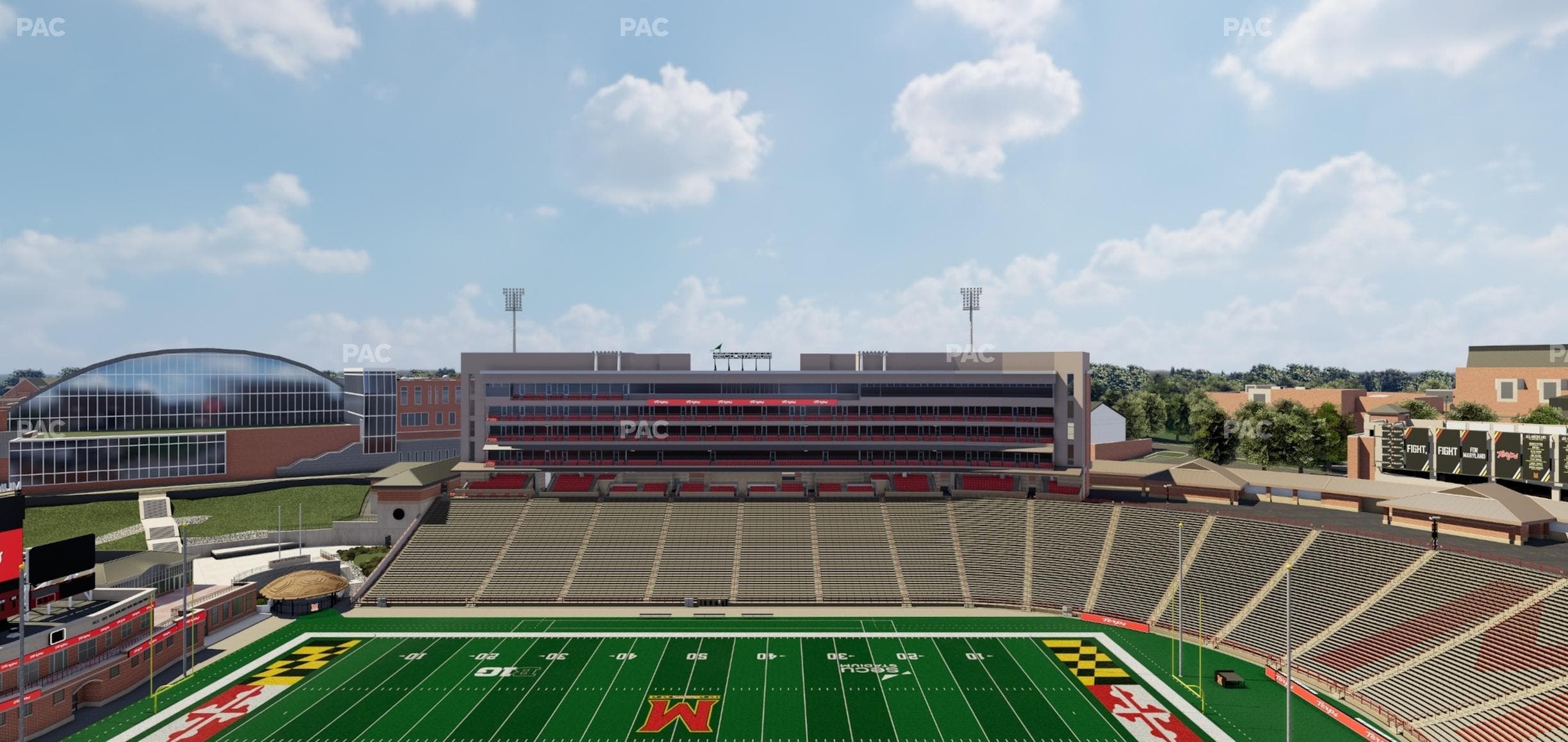 SECU Stadium - Section 307 Seat View