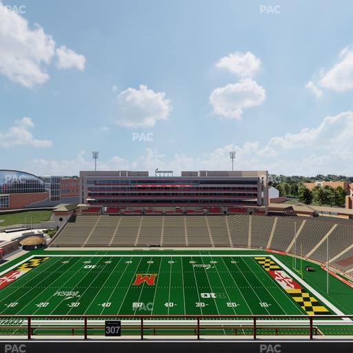 SECU Stadium - Section 307 Seat View