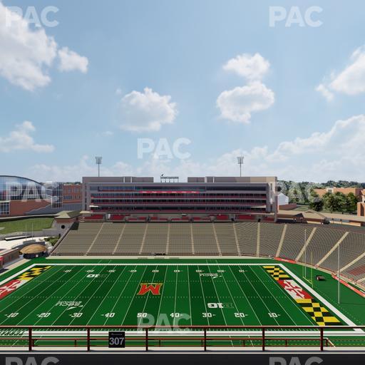 SECU Stadium - Section 307 Seat View