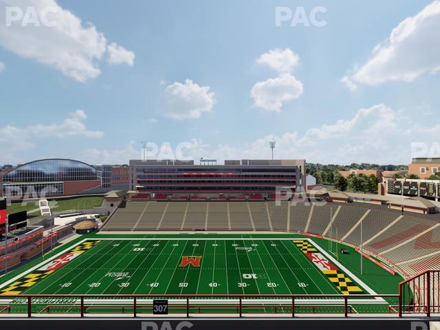 SECU Stadium - Section 307 Seat View