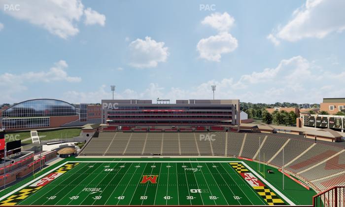 SECU Stadium - Section 307 Seat View