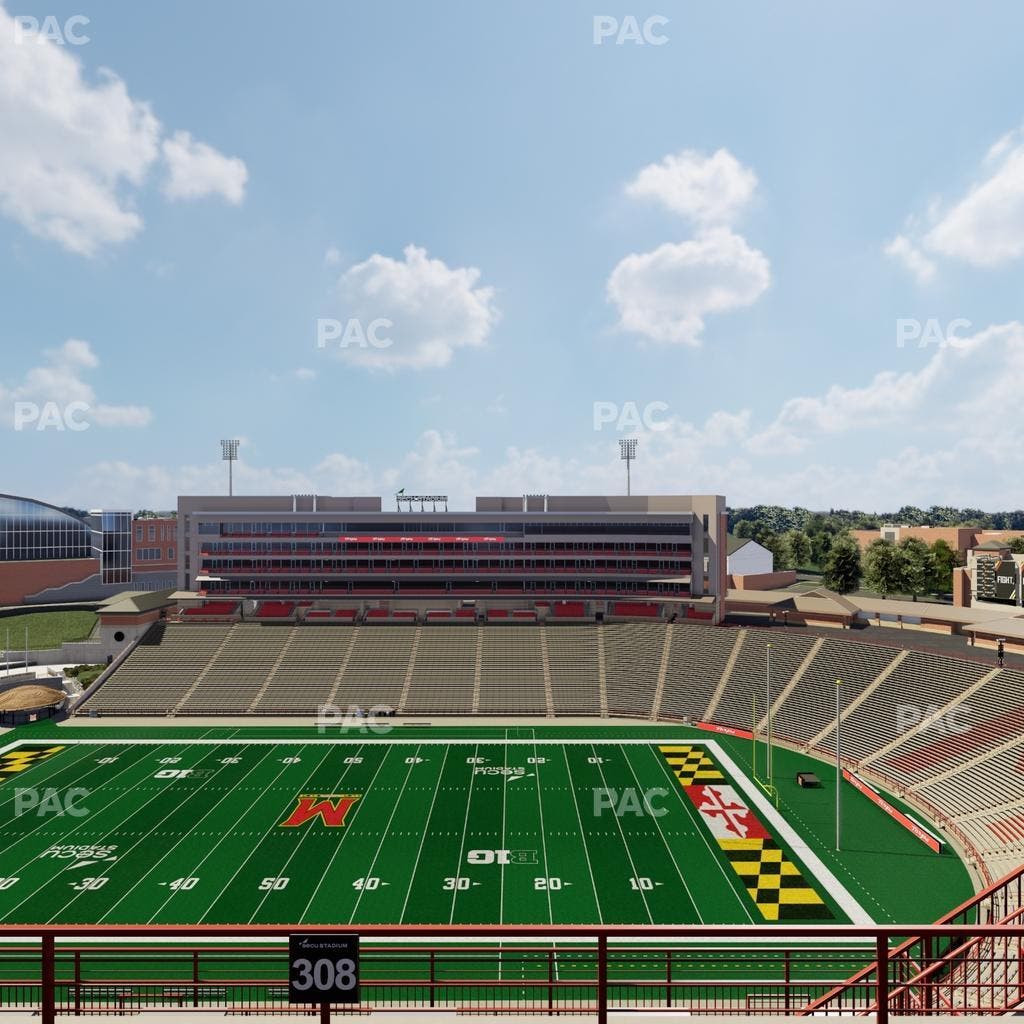 SECU Stadium - Section 308 Seat View