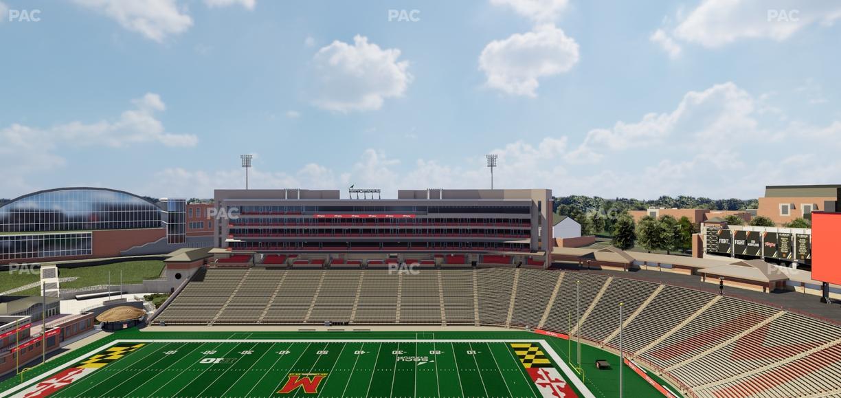 SECU Stadium - Section 308 Seat View