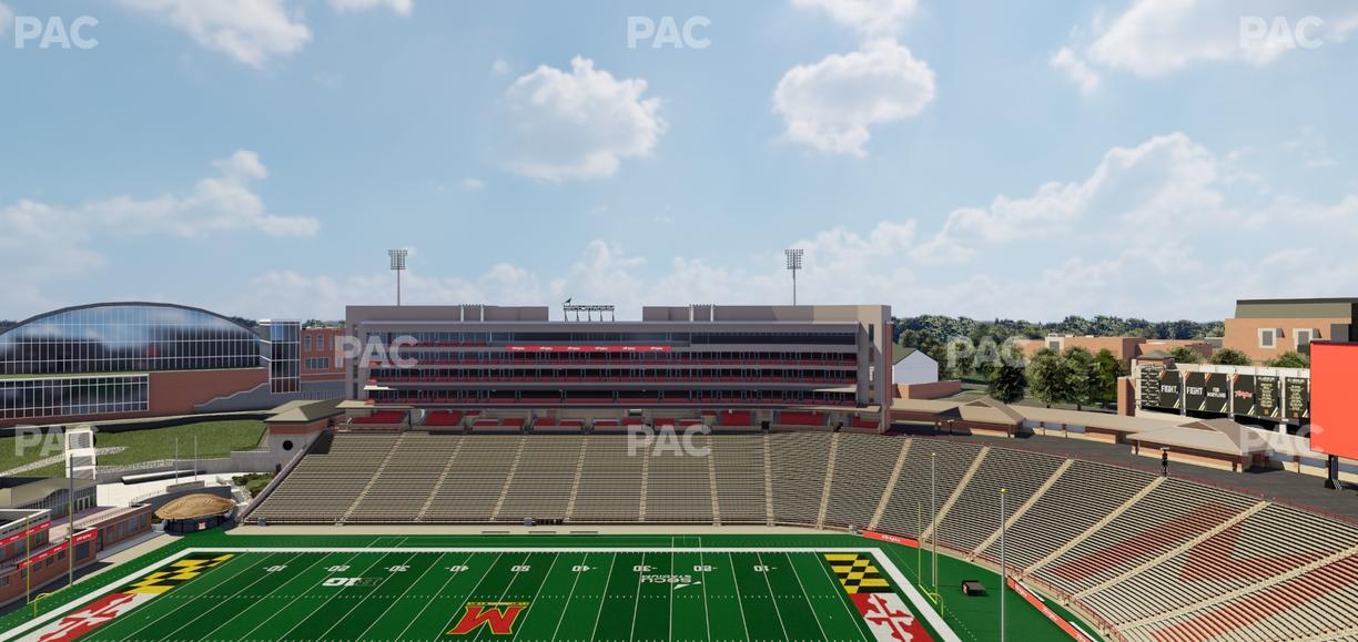 SECU Stadium - Section 308 Seat View