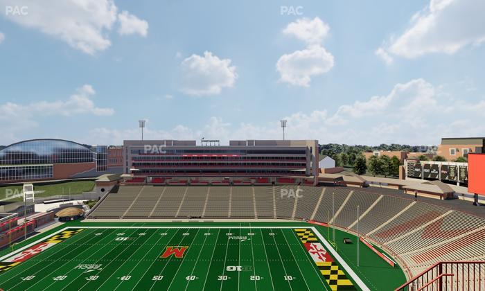 SECU Stadium - Section 308 Seat View